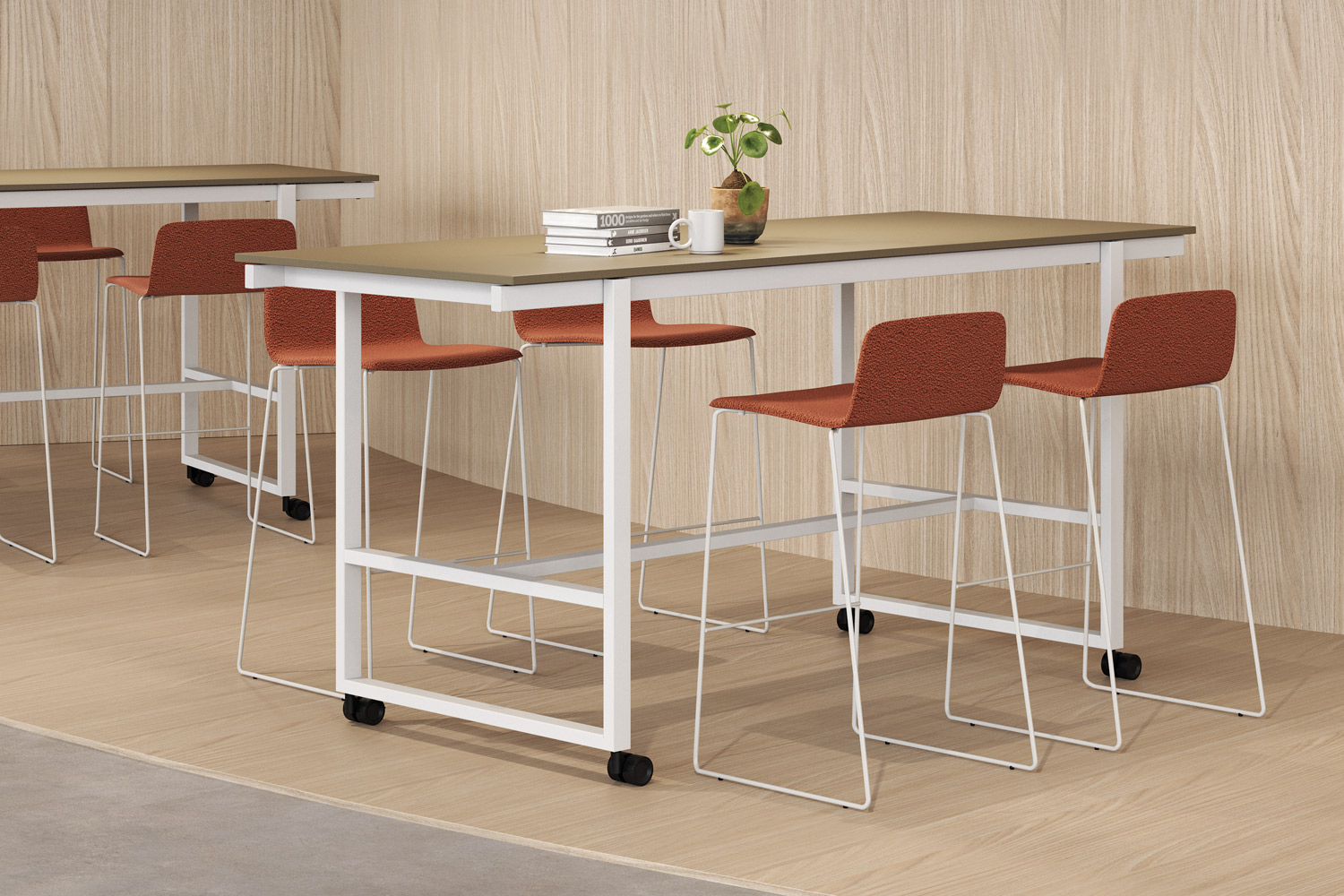 High meeting table: 4 reasons to have it in the office