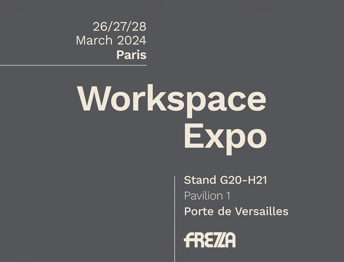 Il design for evolution di Frezza a Workspace Expo Paris 2024