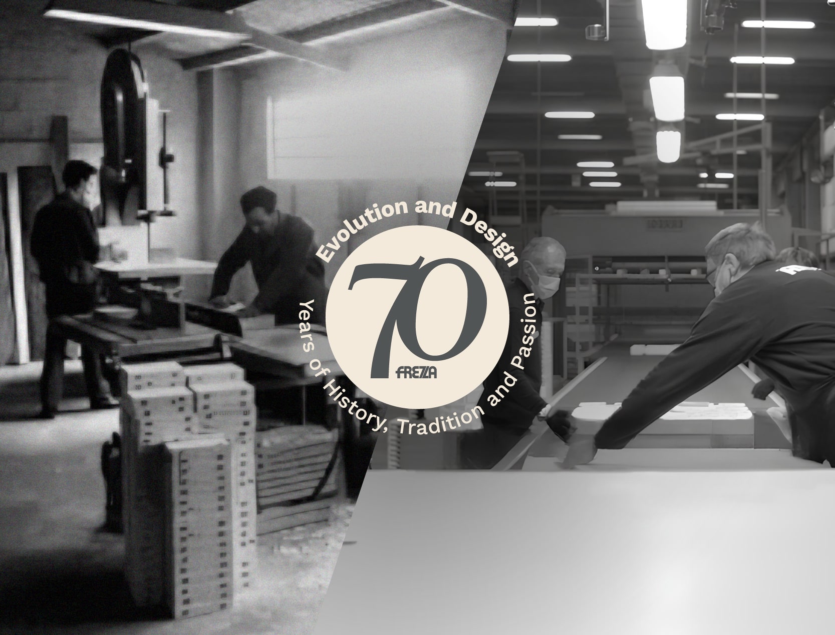 Celebra i 70 anni di Frezza, dalla nascita come mobilificio a brand di design globale. Scopri la storia, l'evoluzione e il futuro sostenibile.